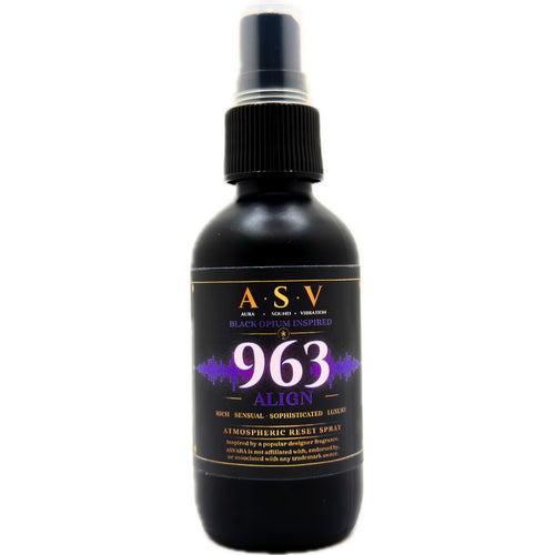 ASVARA Black Opium Inspired 963 Hz ALIGN atmospheric reset spray