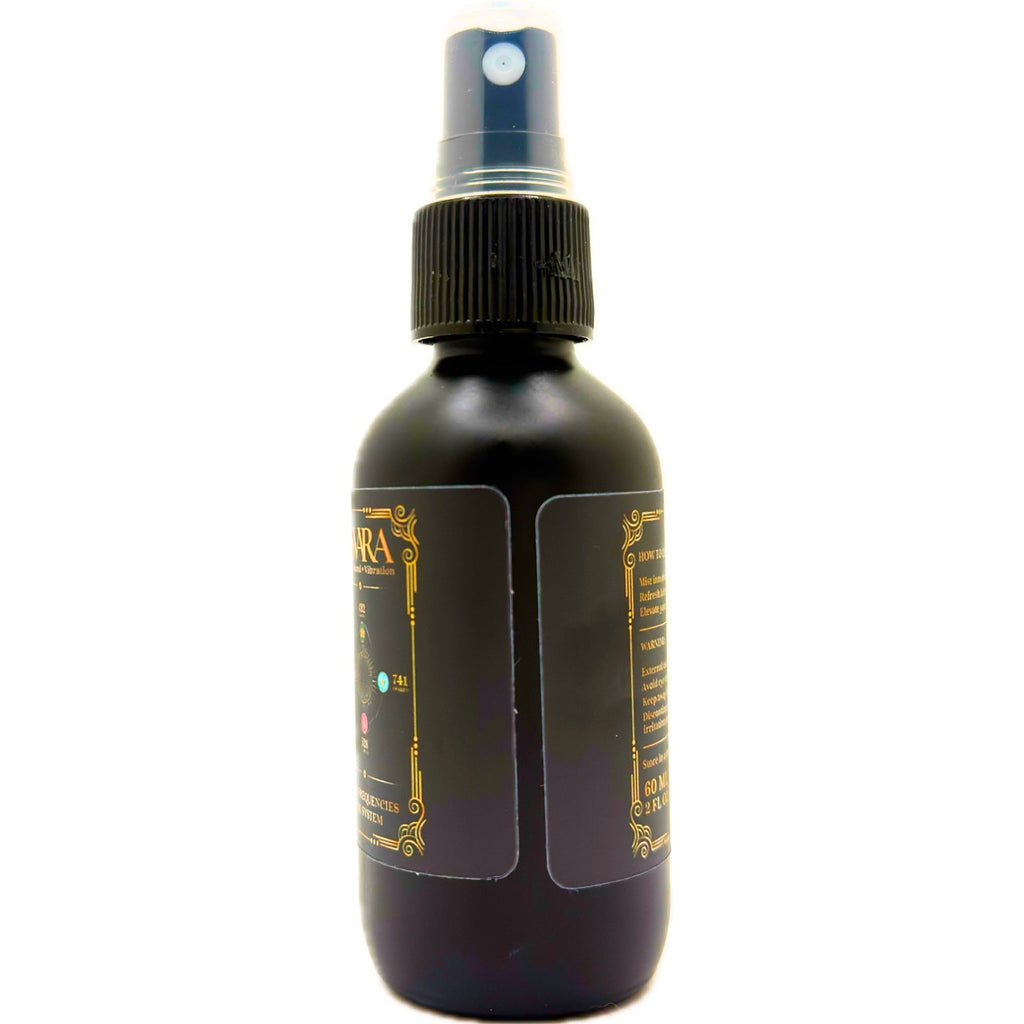 ASVARA Atmospheric Reset Spray — frequency system angled view